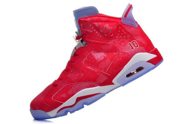 Nike Air Jordan 6 Retro Slam Dunk Red Shoes Sale Size US 7, 8, 8.5, 9, 10, 11, 12, 13