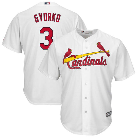 Jedd Gyorko St. Louis Cardinals Majestic Home Cool Base Replica Player Jersey - White 2019