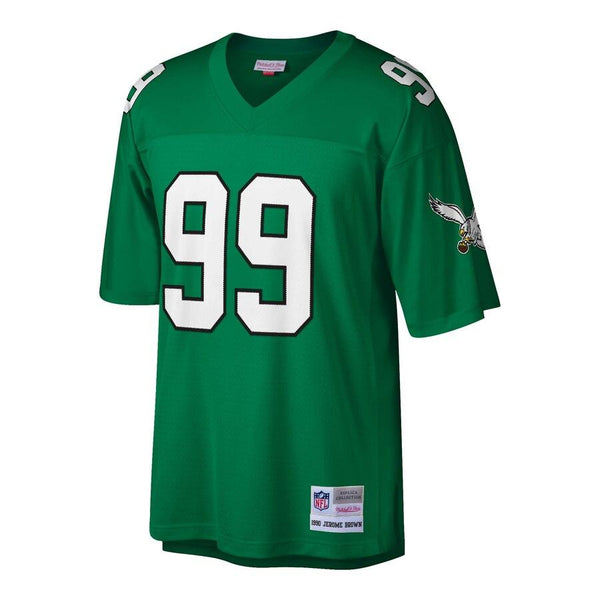 Jerome Brown Philadelphia Eagles Mitchell &amp; Ness Retired Player Replica Jersey - Kelly Green 2019