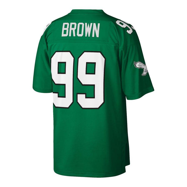 Jerome Brown Philadelphia Eagles Mitchell &amp; Ness Retired Player Replica Jersey - Kelly Green 2019