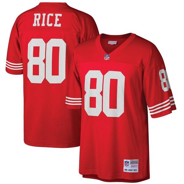 Jerry Rice San Francisco 49ers Mitchell &amp; Ness Retired Player Vintage Replica Jersey - Scarlet 2019