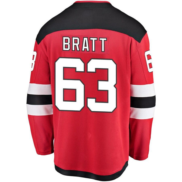 Jesper Bratt New Jersey Devils Home Breakaway Player Jersey – Red 2019