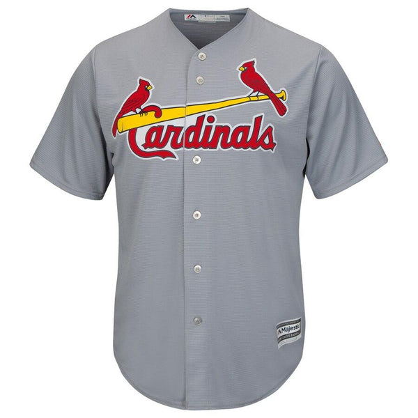 Jhonny Peralta St. Louis Cardinals Majestic Official Cool Base Player Jersey - Gray 2019