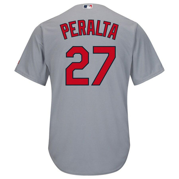 Jhonny Peralta St. Louis Cardinals Majestic Official Cool Base Player Jersey - Gray 2019