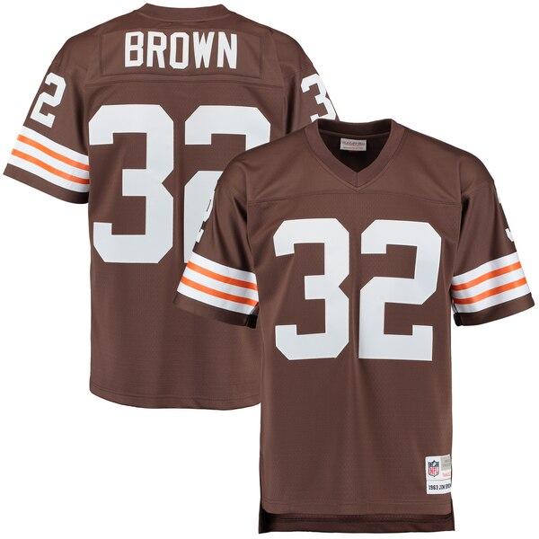 Jim Brown Cleveland Browns Mitchell &amp; Ness Retired Player Replica Jersey - Brown 2019