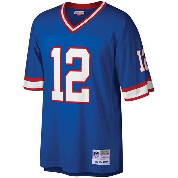 Jim Kelly Buffalo Bills Mitchell &amp; Ness Retired Player Vintage Replica Jersey - Royal Blue 2019