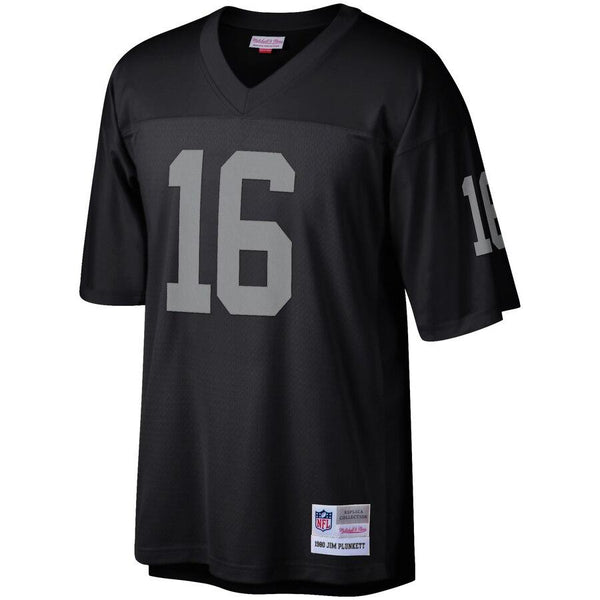Jim Plunkett Oakland Raiders Mitchell &amp; Ness Retired Player Vintage Replica Jersey - Black 2019