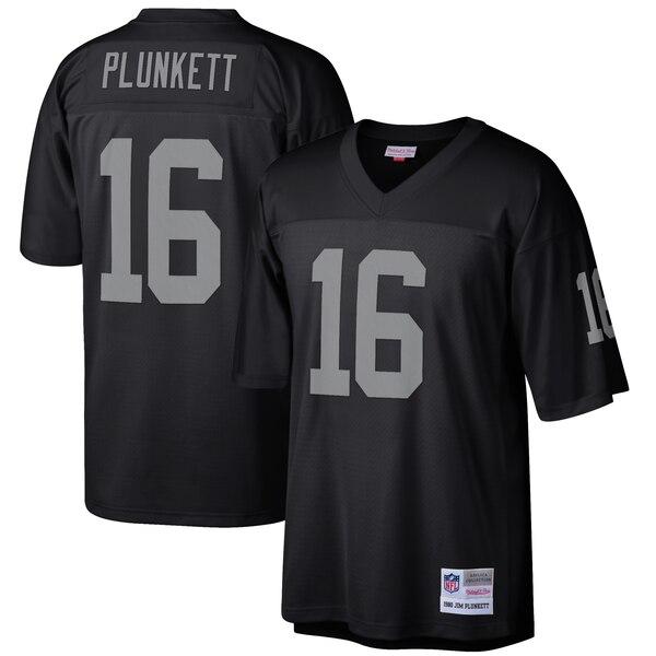Jim Plunkett Oakland Raiders Mitchell &amp; Ness Retired Player Vintage Replica Jersey - Black 2019