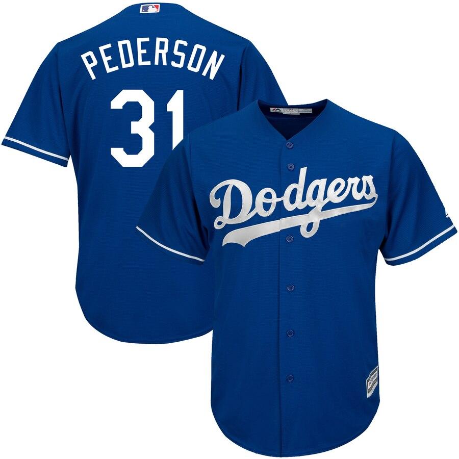 Joc Pederson Los Angeles Dodgers Majestic Official Cool Base Player Jersey - Royal - 2019