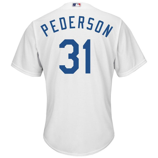 Joc Pederson Los Angeles Dodgers Majestic Official Cool Base Player Jersey - White 2019