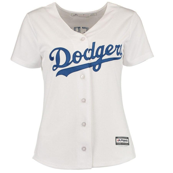 Joc Pederson Los Angeles Dodgers Majestic Women's Cool Base Player Jersey - White 2019