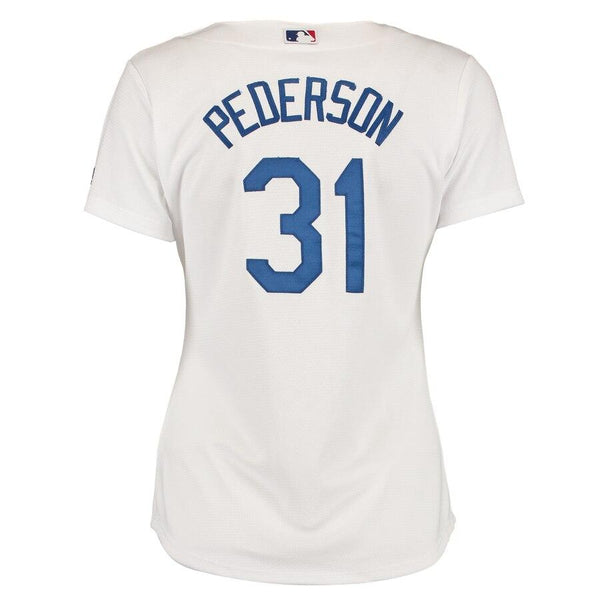 Joc Pederson Los Angeles Dodgers Majestic Women's Cool Base Player Jersey - White 2019