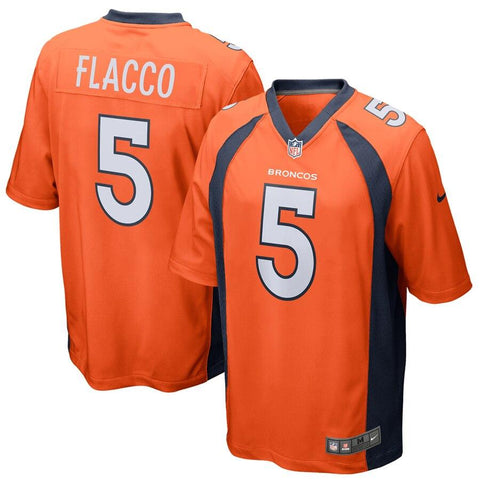 Joe Flacco Denver Broncos Game Jersey – Orange 2019