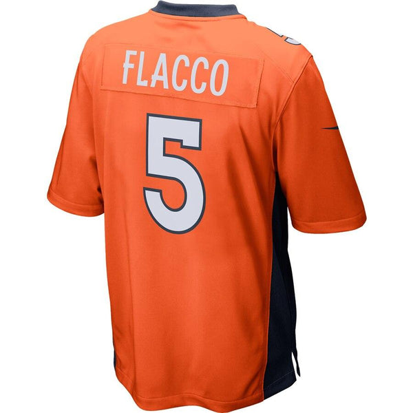 Joe Flacco Denver Broncos Game Jersey – Orange 2019