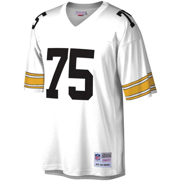Joe Greene Pittsburgh Steelers Mitchell &amp; Ness 1976 Replica Retired Player Jersey - White 2019