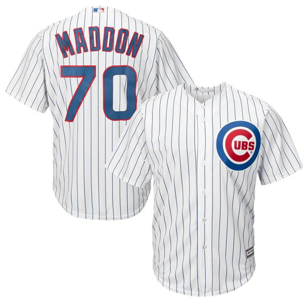 Joe Maddon Chicago Cubs Majestic Cool Base Player Jersey - White 2019