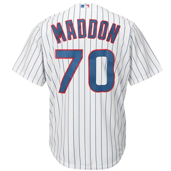 Joe Maddon Chicago Cubs Majestic Cool Base Player Jersey - White 2019