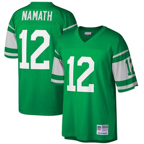 Joe Namath New York Jets Mitchell &amp; Ness 1968 Retired Player Vintage Replica Jersey - Green 2019