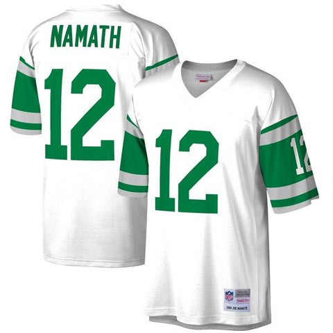 Joe Namath New York Jets Mitchell &amp; Ness 1968 Retired Player Vintage Replica Jersey - White 2019