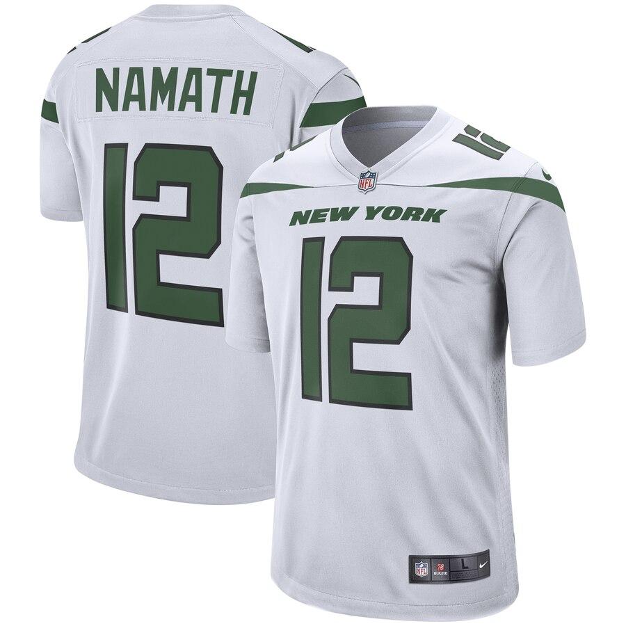 Joe Namath New York Jets Retired Player Game Jersey – Spotlight White 2019