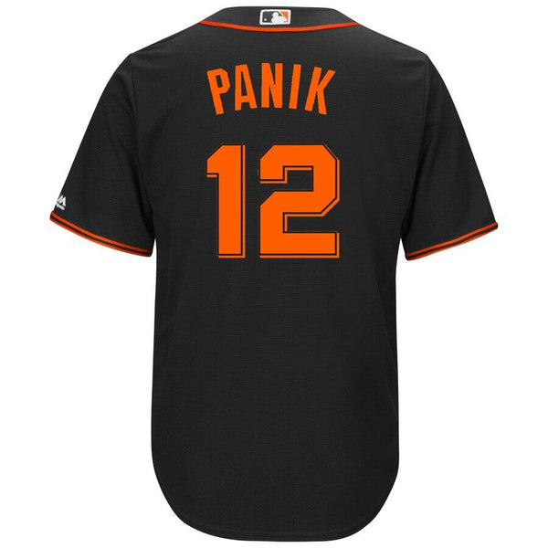 Joe Panik San Francisco Giants Majestic Alternate Cool Base Player Jersey - Black 2019