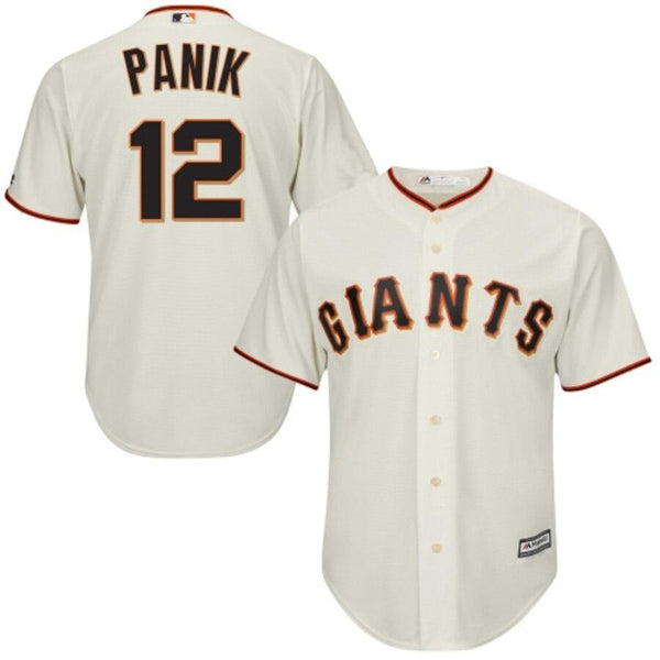 Joe Panik San Francisco Giants Majestic Cool Base Player Jersey - Cream 2019