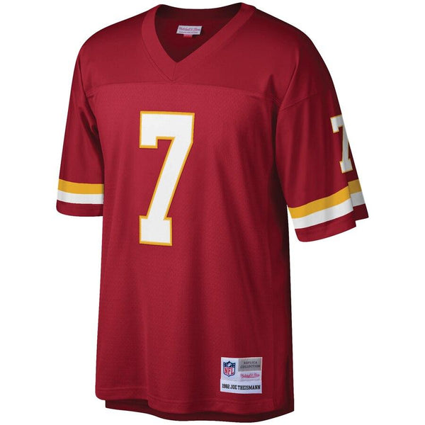 Joe Theismann Washington Redskins Mitchell &amp; Ness Retired Player Vintage Replica Jersey - Burgundy 2019