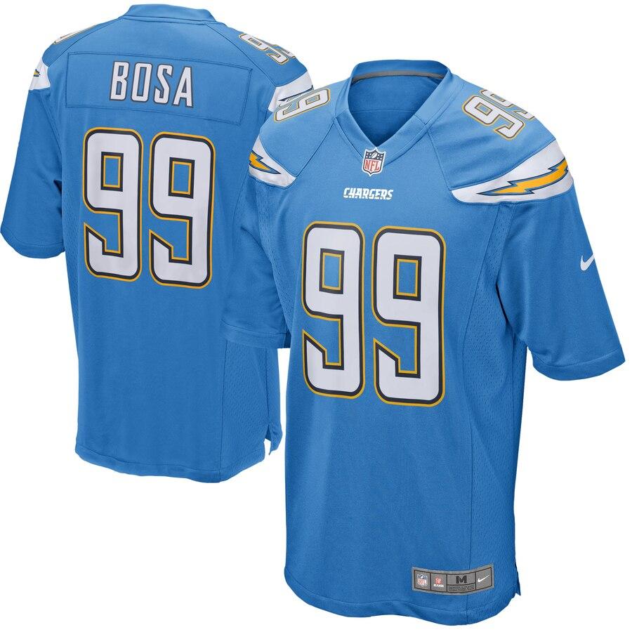 Joey Bosa Los Angeles Chargers Game Jersey - Powder Blue 2019
