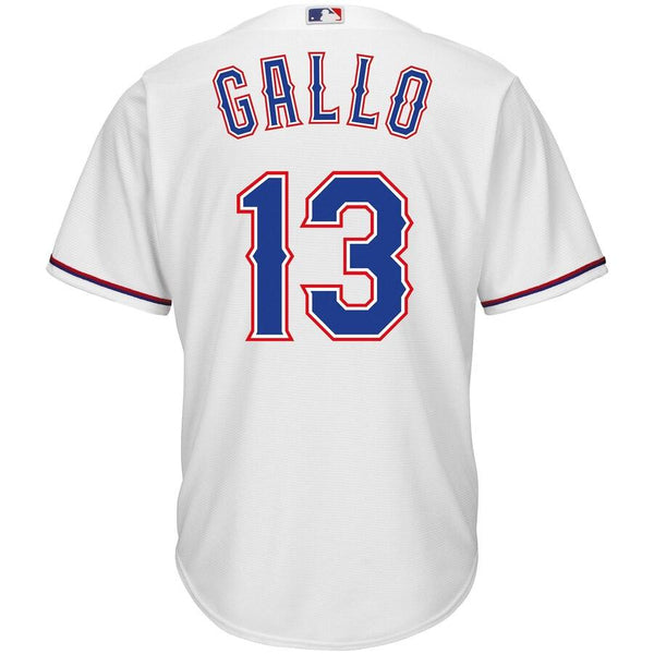 Joey Gallo Texas Rangers Majestic Official Cool Base Player Jersey - White 2019