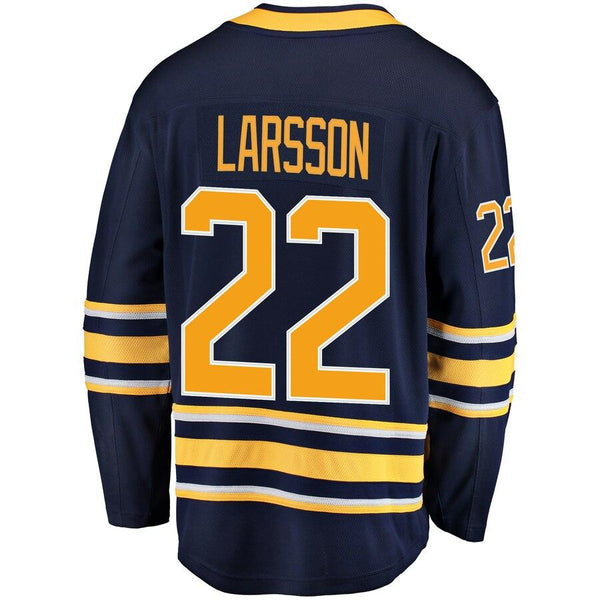 Johan Larsson Buffalo Sabres Breakaway Player Jersey – Navy 2019