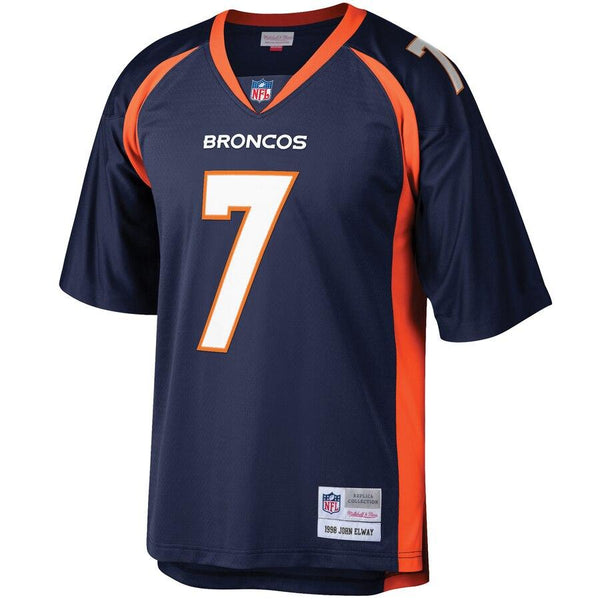 John Elway Denver Broncos Mitchell &amp; Ness 1998 Retired Player Vintage Replica Jersey - Navy Blue 2019