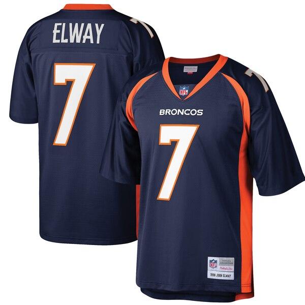 John Elway Denver Broncos Mitchell &amp; Ness 1998 Retired Player Vintage Replica Jersey - Navy Blue 2019