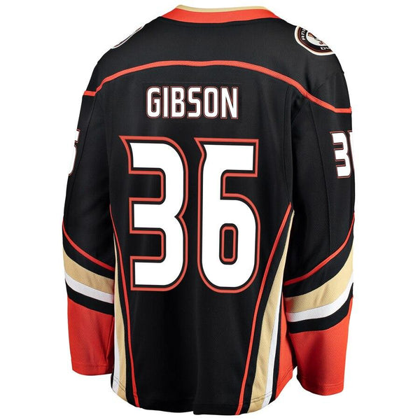 John Gibson Anaheim Ducks Breakaway Player Jersey – Black 2019