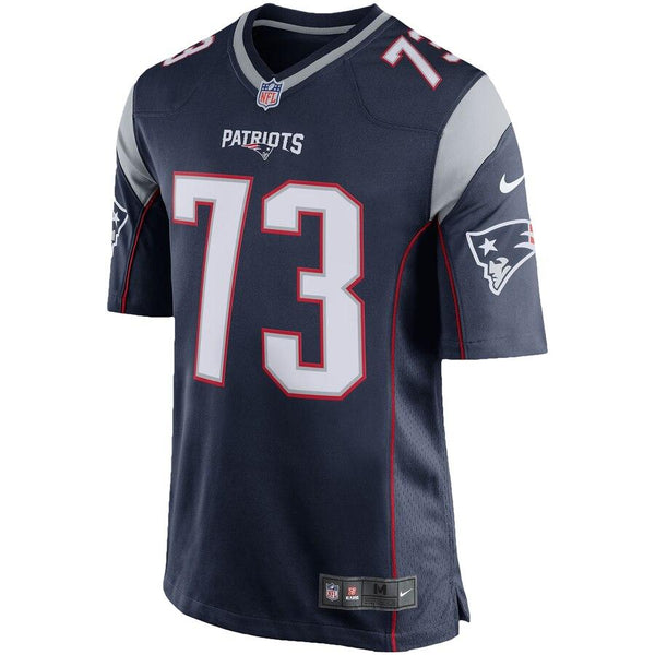John Hannah New England Patriots Retired Player Game Jersey - Navy Blue 2019