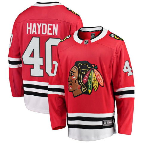 John Hayden Chicago Blackhawks Breakaway Player Jersey – Red 2019