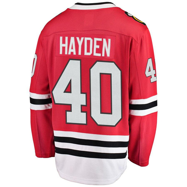 John Hayden Chicago Blackhawks Breakaway Player Jersey – Red 2019