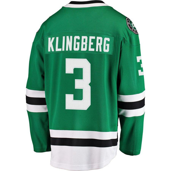 John Klingberg Dallas Stars Breakaway Jersey – Kelly Green 2019