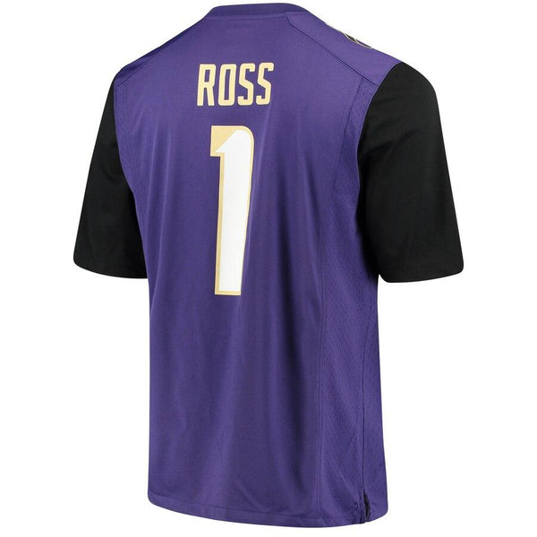 John Ross III Washington Huskies Alumni Football Jersey – Purple 2019