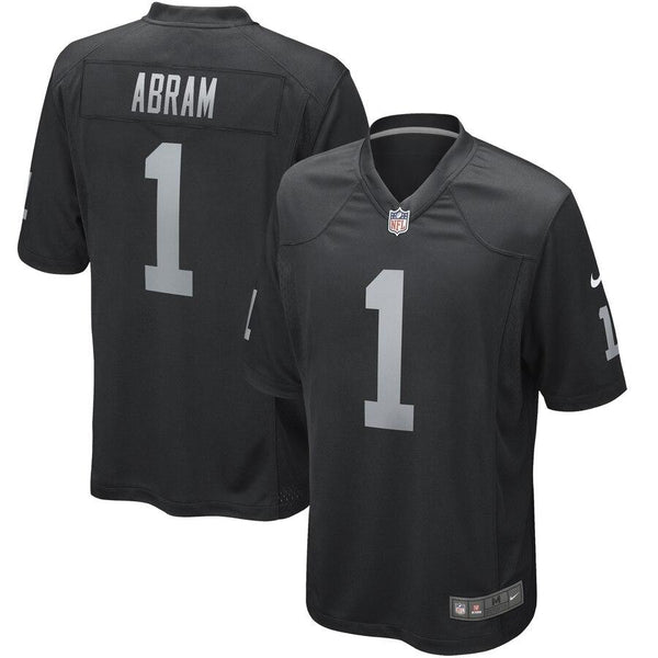 Johnathan Abram Oakland Raiders 2019 NFL Draft First Round Pick Game Jersey – Black 2019