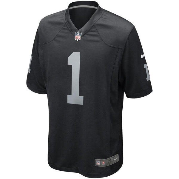 Johnathan Abram Oakland Raiders 2019 NFL Draft First Round Pick Game Jersey – Black 2019