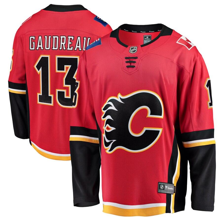 Johnny Gaudreau Calgary Flames Breakaway Player Jersey - Red 2019