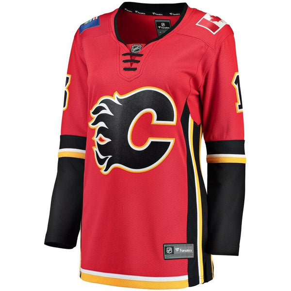 Johnny Gaudreau Calgary Flames Women's Home Breakaway Player Jersey - Red 2019