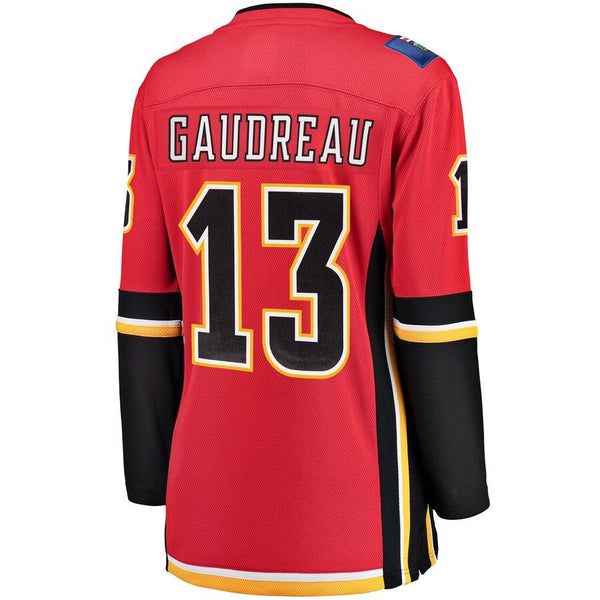 Johnny Gaudreau Calgary Flames Women's Home Breakaway Player Jersey - Red 2019