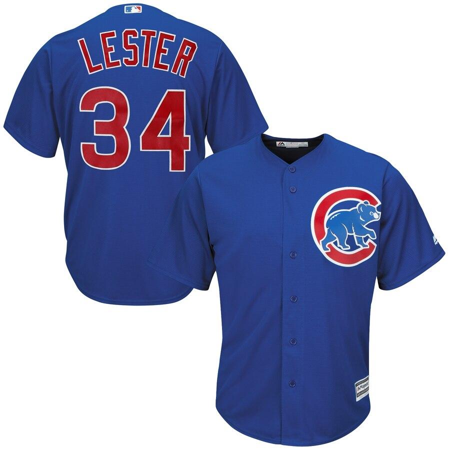 Jon Lester Chicago Cubs Majestic Cool Base Player Jersey - Royal 2019