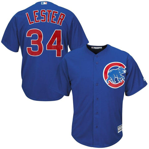 Jon Lester Chicago Cubs Majestic Cool Base Player Jersey - Royal 2019