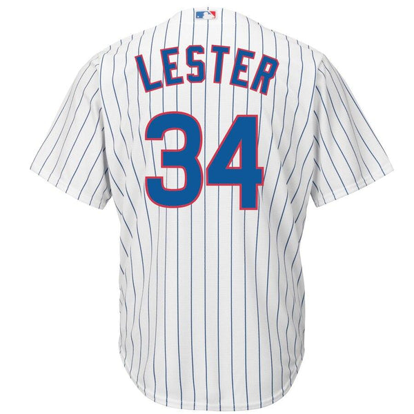 Jon Lester Chicago Cubs Majestic Cool Base Player Jersey - White 2019