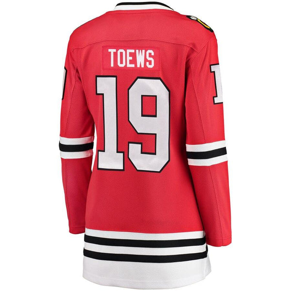 Jonathan Toews Chicago Blackhawks Women's Home Breakaway Player Jersey - Red 2019