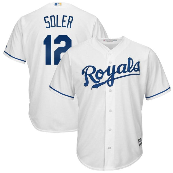 Jorge Soler Kansas City Royals Majestic Cool Base Home Player Jersey - White 2019