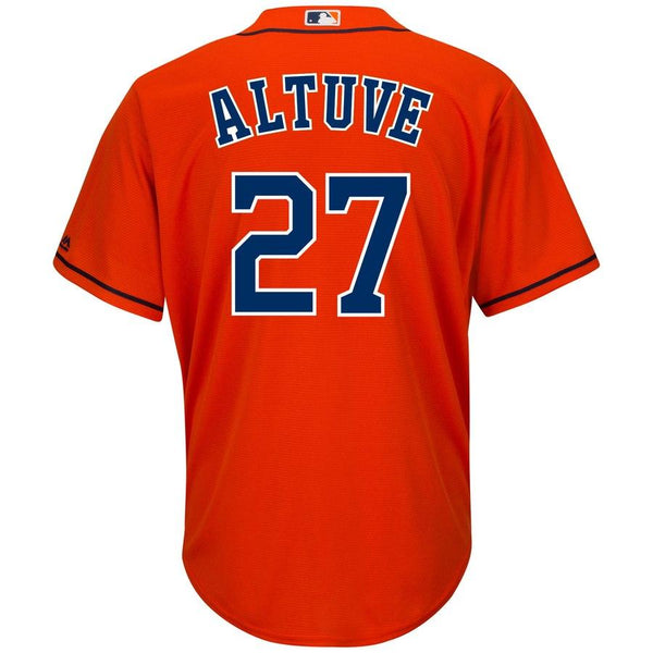 Jose Altuve Houston Astros Majestic Cool Base Player Jersey - Orange 2019