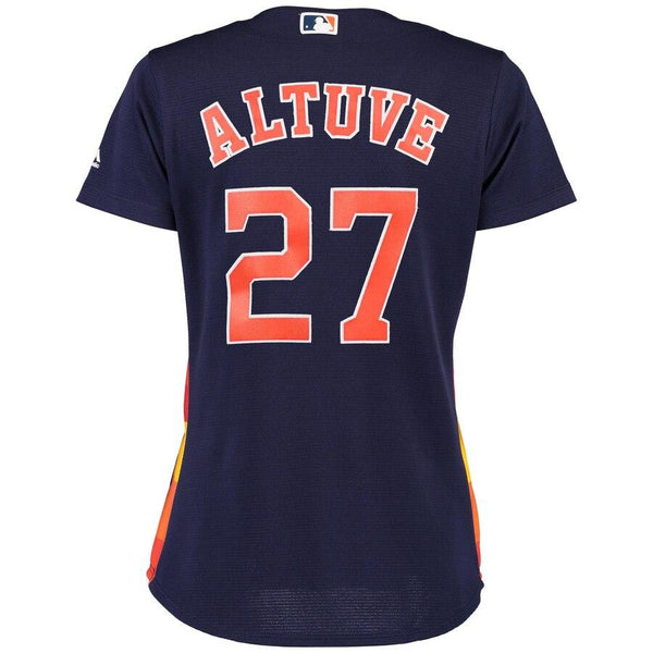 Jose Altuve Houston Astros Majestic Women's Cool Base Player Jersey - Navy 2019